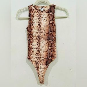 Animal print Bodysuit